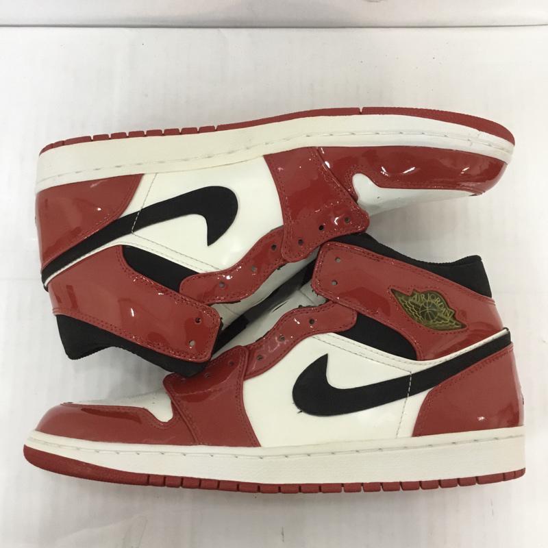 ナイキ NIKE スニーカー スニーカー 030810 PC8 AIR JORDAN 1 RETRO 28.5cm 箱有 28.5cm ロゴ、文字 黒 / ブラック / X 白 / ホワイト / X 赤 / レッド /  メンズ USED 古着 中古 10066751