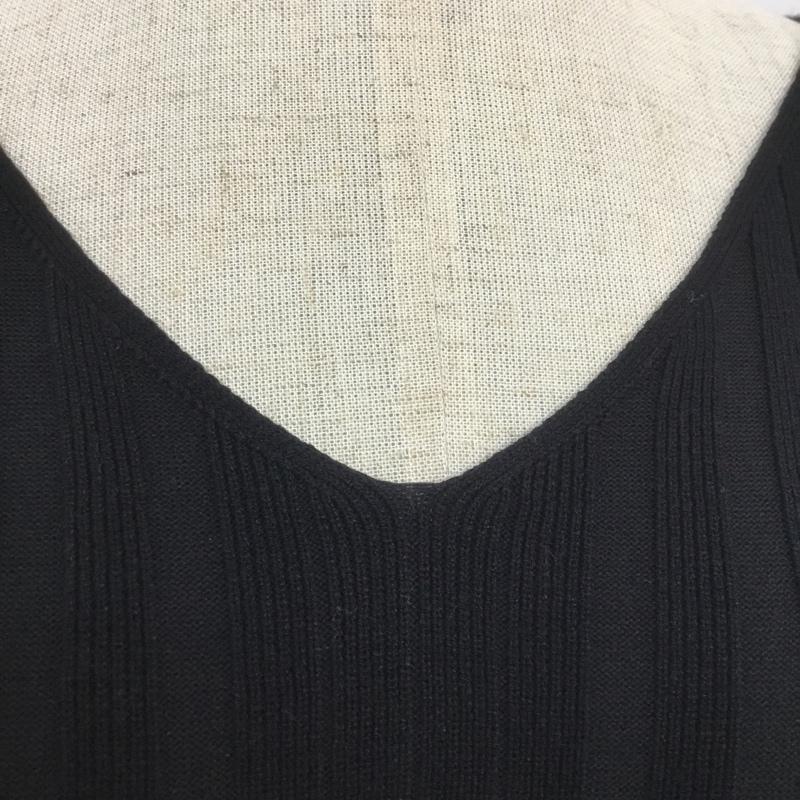 リエンダ rienda ワンピース ロングスカート 110DA173-1940 チュールレイヤードKnit OP リブニットワンピ セット FREE 無地 桃 / ピンク / X 黒 / ブラック /  レディース USED 古着 中古 10066830
