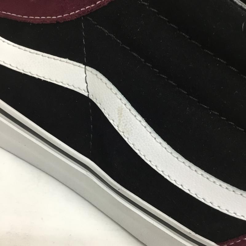 バンズ VANS スニーカー スニーカー SK8-Mid Reissue　ポートロイヤル US：11.5 黒 / ブラック / X えんじ / ワインレッド /  メンズ USED 古着 中古 10066848