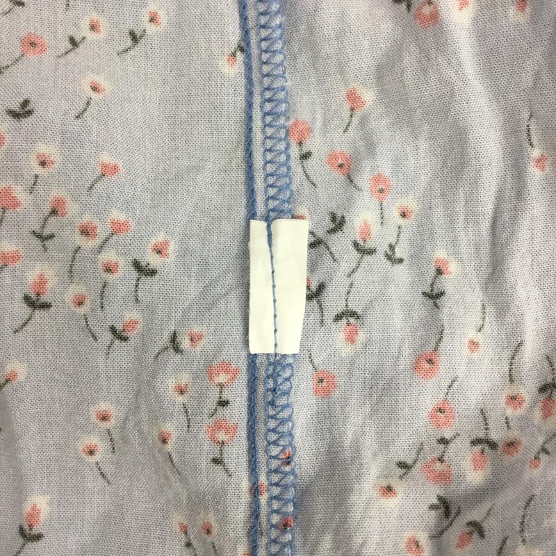 ザラ ZARA ワンピース ひざ丈スカート キャミワンピ M 花柄 水色 / ライトブルー / X 白 / ホワイト / X 赤 / レッド /  レディース USED 古着 中古 10066956
