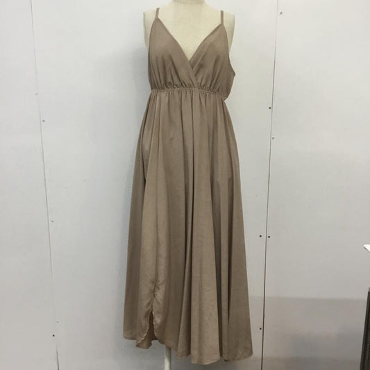 アルシーヴ archives ワンピース ロングスカート M 無地 ベージュ / ベージュ /  レディース USED 古着 中古 10067036