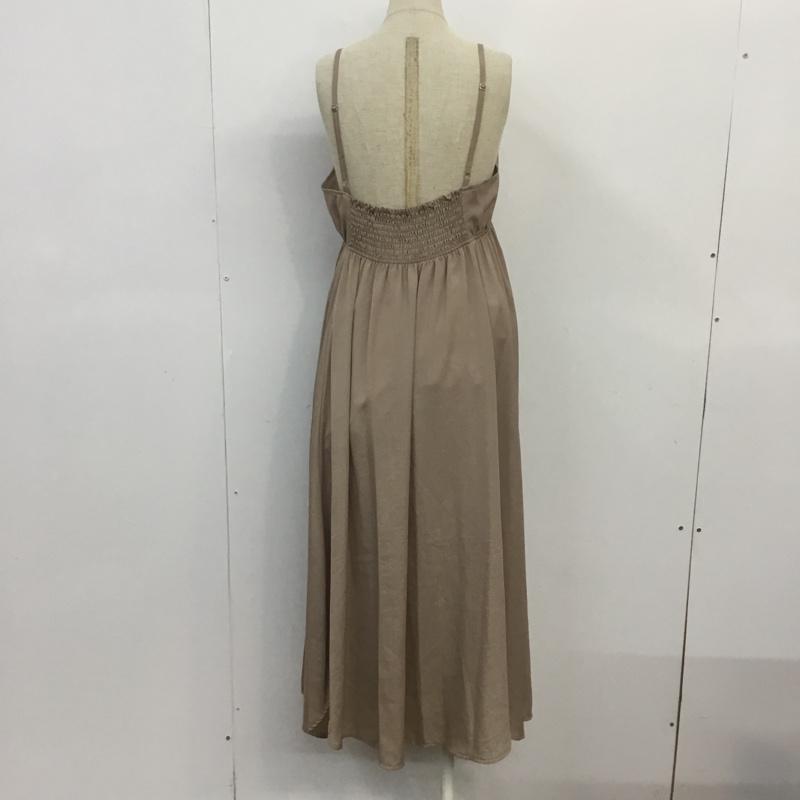 アルシーヴ archives ワンピース ロングスカート M 無地 ベージュ / ベージュ /  レディース USED 古着 中古 10067036