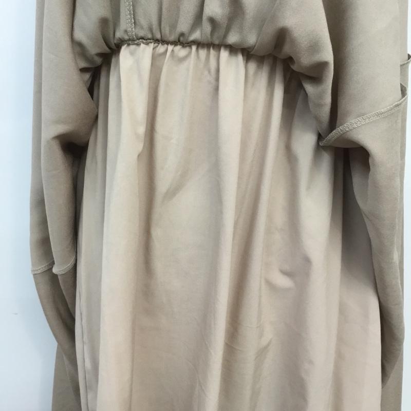 アルシーヴ archives ワンピース ロングスカート M 無地 ベージュ / ベージュ /  レディース USED 古着 中古 10067036