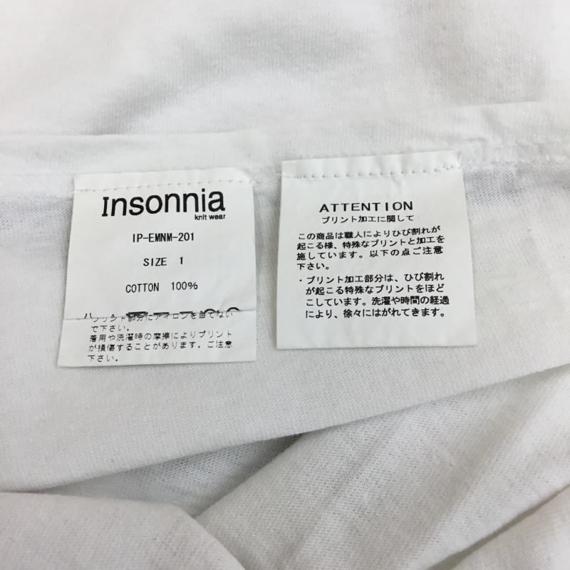 インソニア Insonnia Tシャツ 半袖 EMINEM The Eminem Show TEE 1 プリント 白 / ホワイト /  メンズ USED 古着 中古 10067054