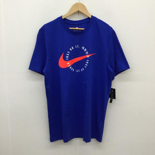ナイキ NIKE Tシャツ 半袖 COUNTRY KOREA TEE DA8865-400 L ロゴ、文字 青 / ブルー /  メンズ USED 古着 中古 10067116