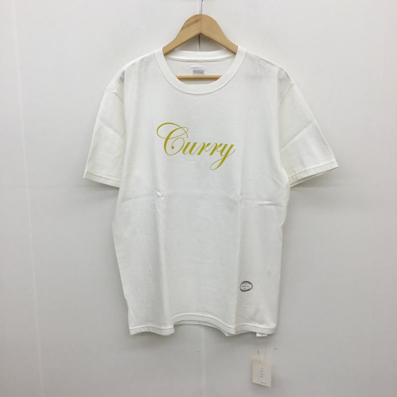 タンタン TANG TANG Tシャツ 半袖 CURRY TEE L ロゴ、文字 白 / ホワイト /  メンズ USED 古着 中古 10067133