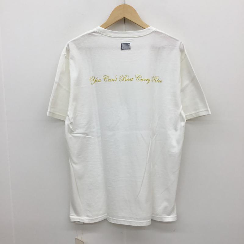 タンタン TANG TANG Tシャツ 半袖 CURRY TEE L ロゴ、文字 白 / ホワイト /  メンズ USED 古着 中古 10067133