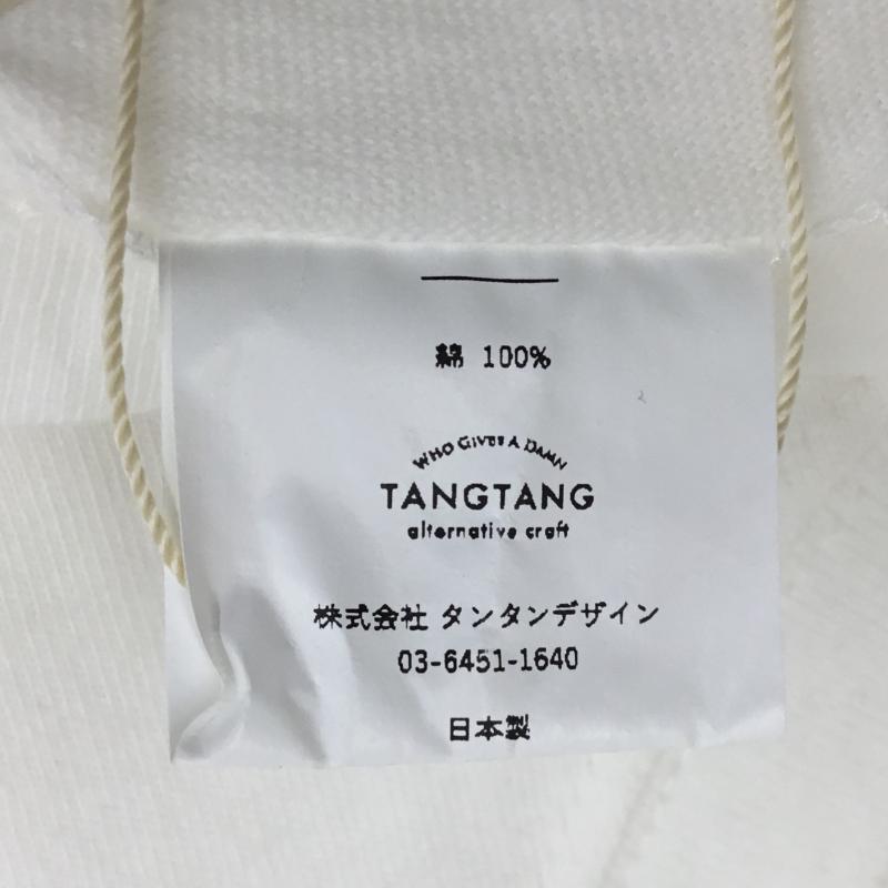タンタン TANG TANG Tシャツ 半袖 CURRY TEE L ロゴ、文字 白 / ホワイト /  メンズ USED 古着 中古 10067133