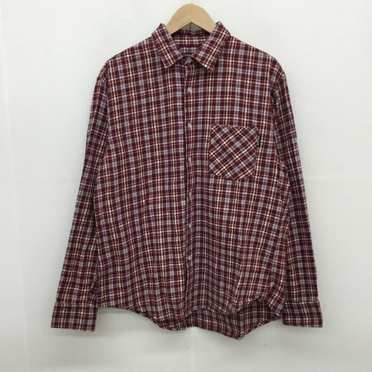 ヌーン・グーンズ Noon Goons シャツ、ブラウス 長袖 M チェック 赤 / レッド /  メンズ USED 古着 中古 10067138