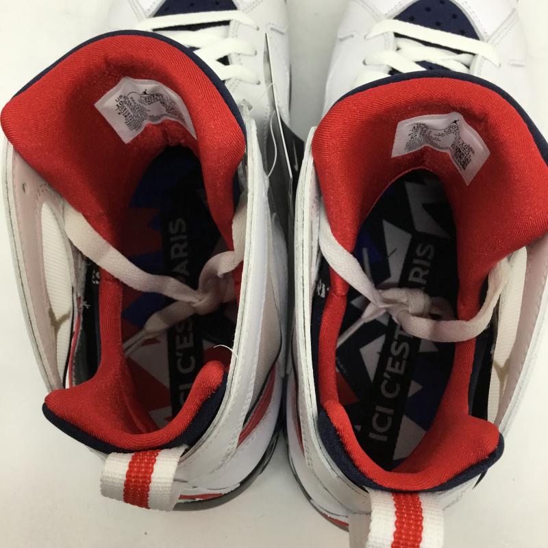 ナイキ NIKE スニーカー スニーカー AIR JORDAN 7 RETRO エア ジョーダン 7 レトロ パリサンジェルマン CZ0789-105 28.5cm 白 / ホワイト / X 赤 / レッド / X 紺 / ネイビー /  メンズ USED 古着 中古 10067205