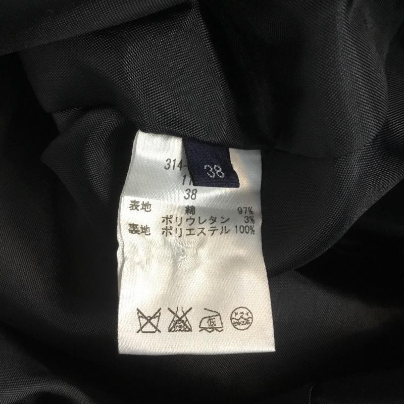 シップス SHIPS ワンピース ひざ丈スカート 314-54-0260 ねじりスリーブOP 半袖 38 無地 黒 / ブラック /  レディース USED 古着 中古 10067229