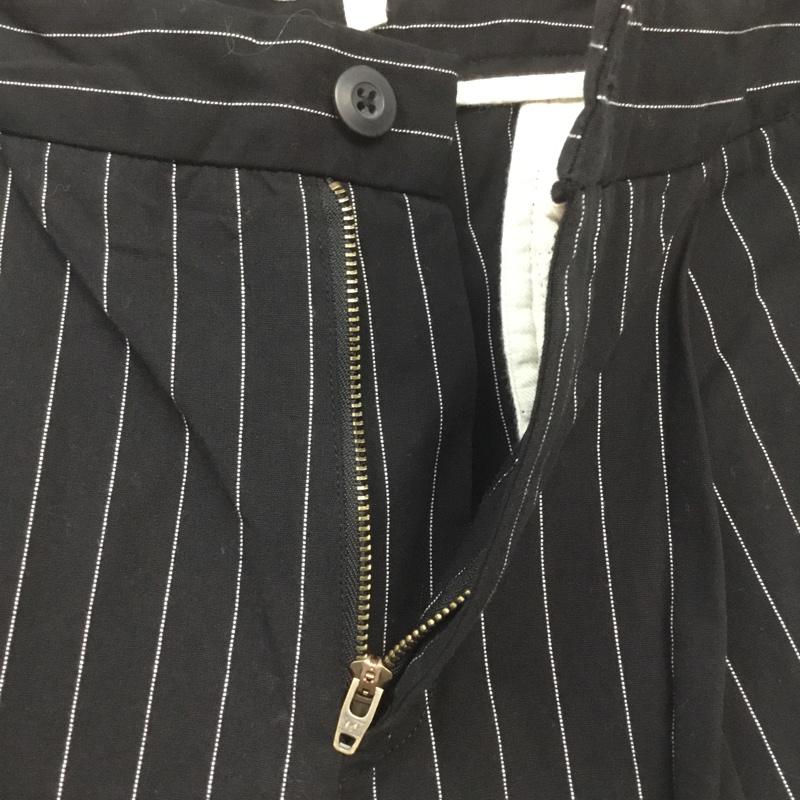スタディオクリップ studio CLIP パンツ スラックス M 無地 黒 / ブラック /  レディース USED 古着 中古 10067324
