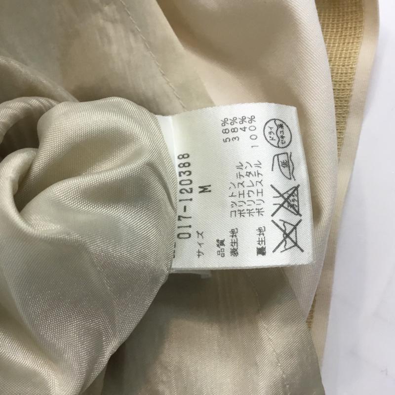 ナチュラルビューティーベーシック NATURAL BEAUTY BASIC スカート ミニスカート M 無地 オフホワイト / オフホワイト /  レディース USED 古着 中古 10067354