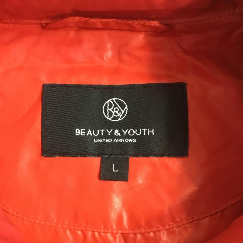 ビューティアンドユースユナイテッドアローズ BEAUTY&YOUTH UNITED ARROWS ジャケット、上着 ダウンベスト 1225-125-4912 ベスト L 無地 赤 / レッド /  メンズ USED 古着 中古 10067359