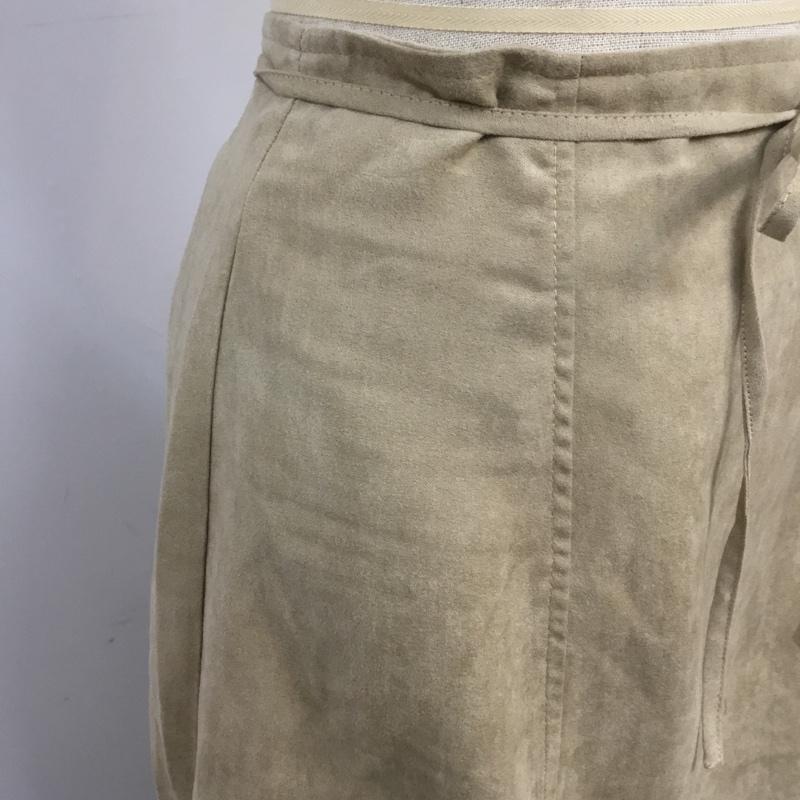 ナイスクラップ NICE CLAUP スカート ロングスカート タグ付 FREE 無地 ベージュ / ベージュ /  レディース USED 古着 中古 10067369