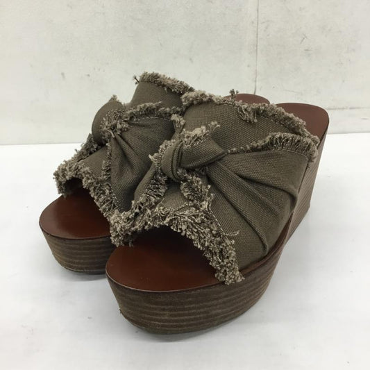 ルーニィ LOUNIE サンダル サンダル ウェッジサボサンダル 茶 / ブラウン /  レディース USED 古着 中古 10067438