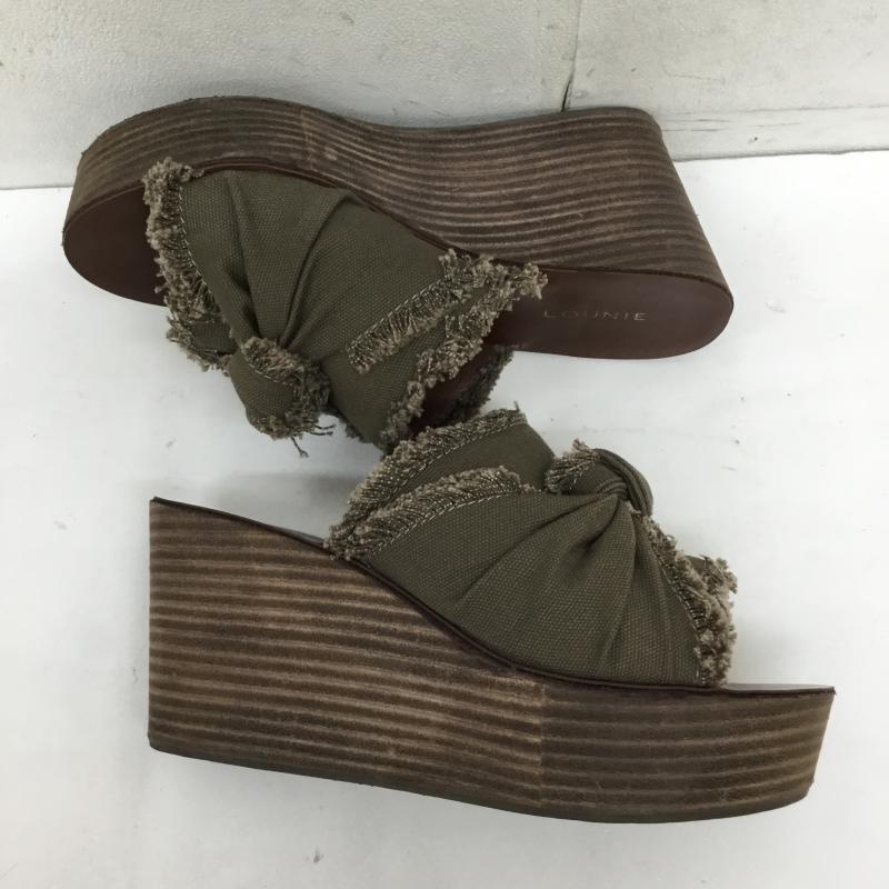 ルーニィ LOUNIE サンダル サンダル ウェッジサボサンダル 茶 / ブラウン /  レディース USED 古着 中古 10067438