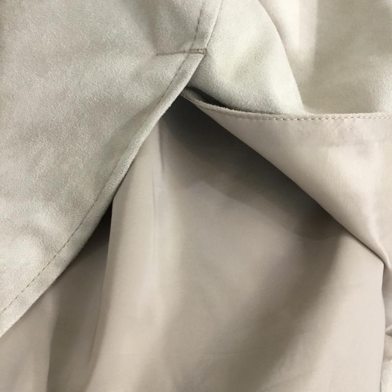 ユナイテッドアローズグリーンレーベルリラクシング UNITED ARROWS green label relaxing スカート ひざ丈スカート 38 無地 ベージュ / ベージュ /  レディース USED 古着 中古 10067502