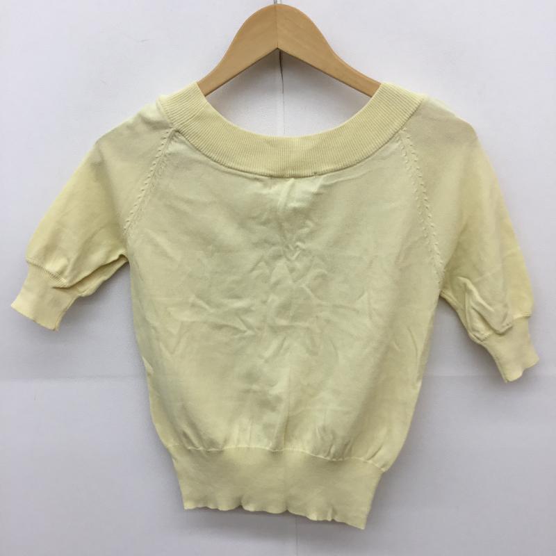 ダズリン dazzlin カットソー 七分袖 FREE 無地 黄 / イエロー /  レディース USED 古着 中古 10067623