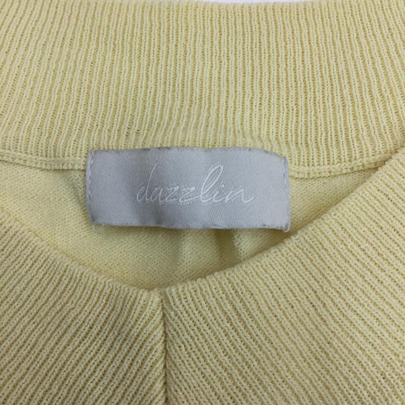 ダズリン dazzlin カットソー 七分袖 FREE 無地 黄 / イエロー /  レディース USED 古着 中古 10067623