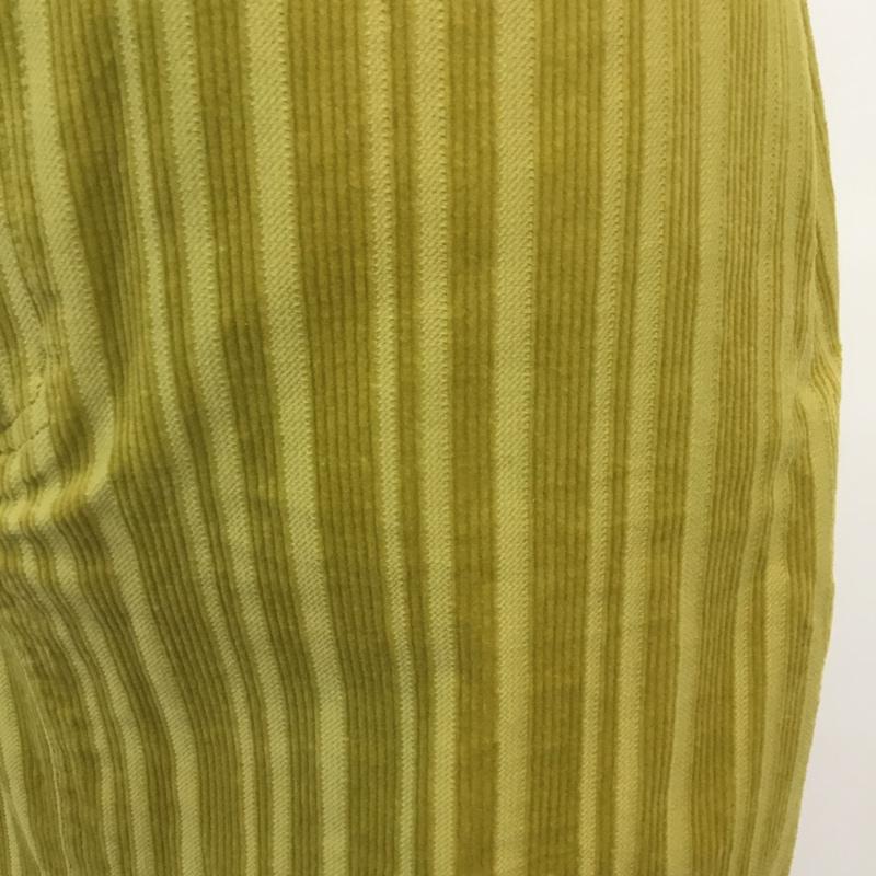 スライ SLY スカート ミニスカート 030CAZ31-6750 STRIPE CORDUROY S／SK 1 無地 黄 / イエロー /  レディース USED 古着 中古 10067668
