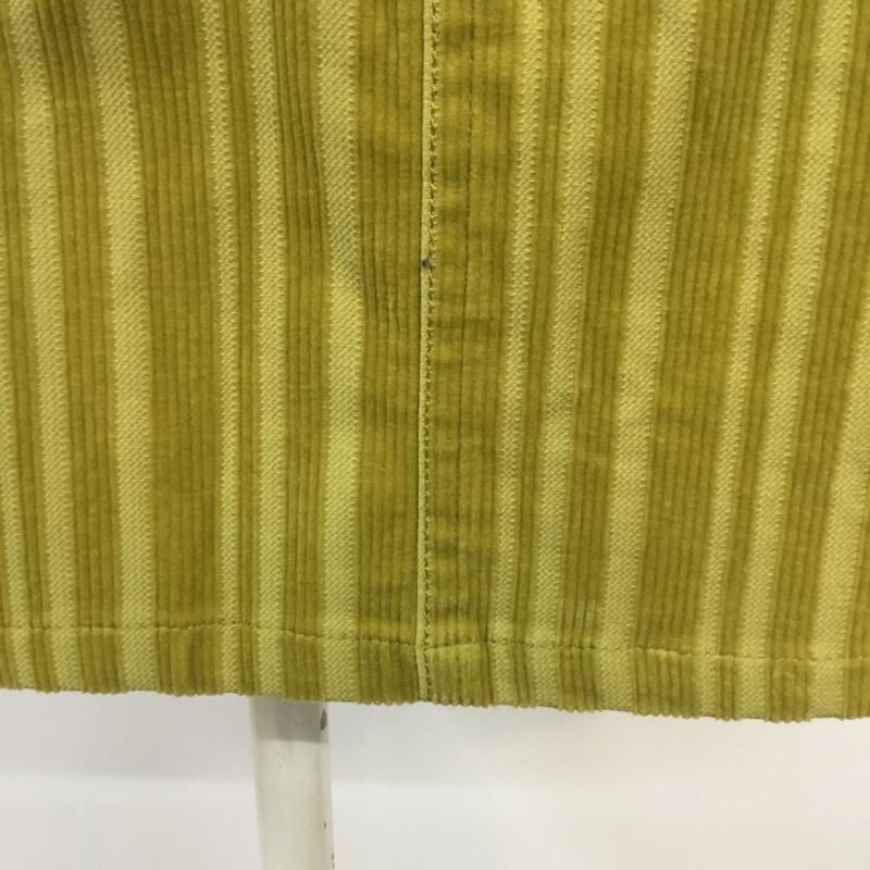 スライ SLY スカート ミニスカート 030CAZ31-6750 STRIPE CORDUROY S／SK 1 無地 黄 / イエロー /  レディース USED 古着 中古 10067668