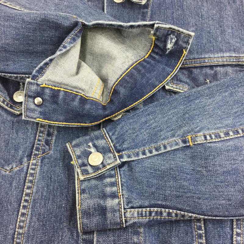 リーバイス Levi's ジャケット、上着 ジャケット、ブレザー ユーロリーバイス　MEGADETH リメイク M 無地 青 / ブルー /  メンズ USED 古着 中古 10067702