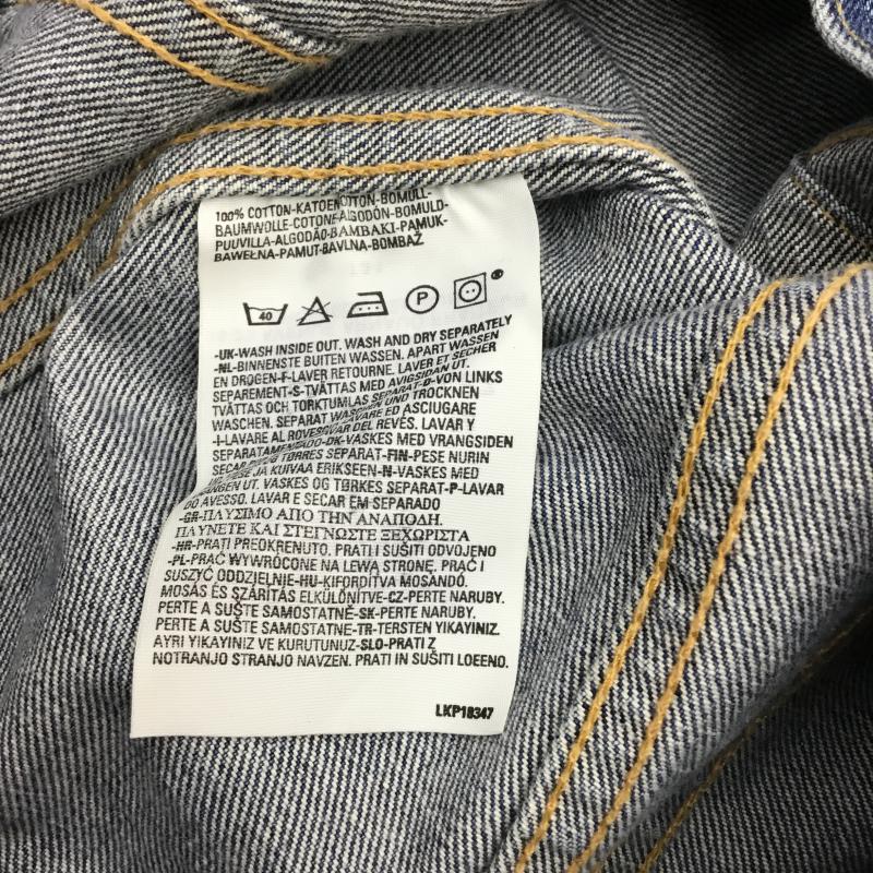 リーバイス Levi's ジャケット、上着 ジャケット、ブレザー ユーロリーバイス　MEGADETH リメイク M 無地 青 / ブルー /  メンズ USED 古着 中古 10067702
