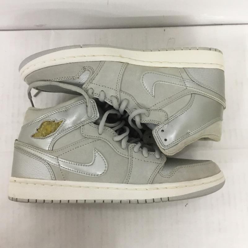 ナイキ NIKE スニーカー スニーカー 136065-001 AIR JORDAN 1 RETRO+ 26.0cm 無地 銀 / シルバー /  メンズ USED 古着 中古 10067713