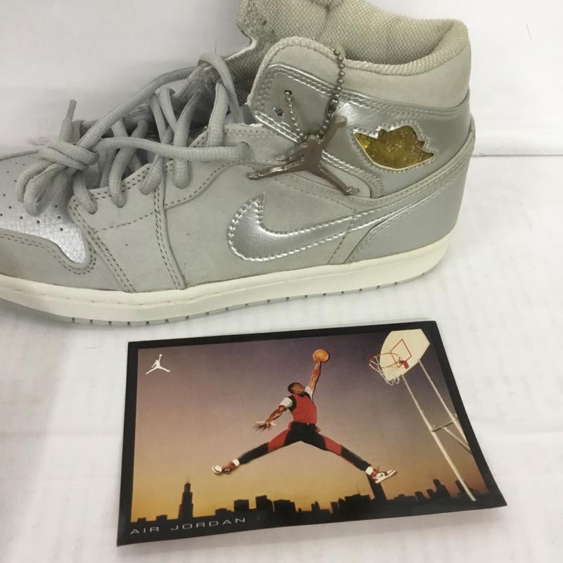 ナイキ NIKE スニーカー スニーカー 136065-001 AIR JORDAN 1 RETRO+ 26.0cm 無地 銀 / シルバー /  メンズ USED 古着 中古 10067713