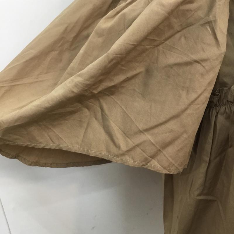 アーバンリサーチ URBAN RESEARCH シャツ、ブラウス 半袖 UR75-23O002 肩開きブラウス FREE 無地 ベージュ / ベージュ /  レディース USED 古着 中古 10067714