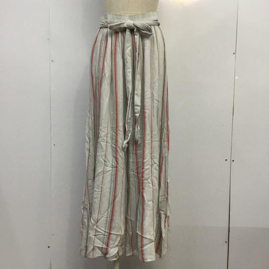 アズールバイマウジー AZUL BY MOUSSY ボトムス ボトムス 250ASS31-J097 リネン混ワイドパンツ S ストライプ マルチカラー / マルチカラー /  レディース USED 古着 中古 10067717