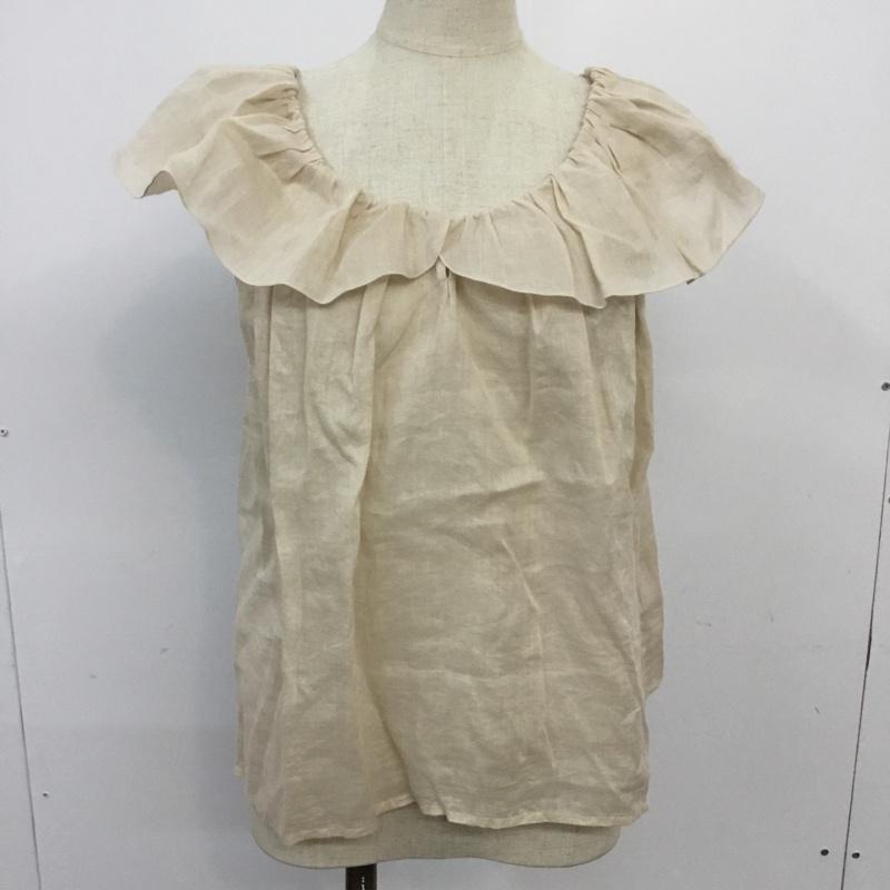 イエナ IENA カットソー 半袖 無地 ベージュ / ベージュ /  レディース USED 古着 中古 10067743