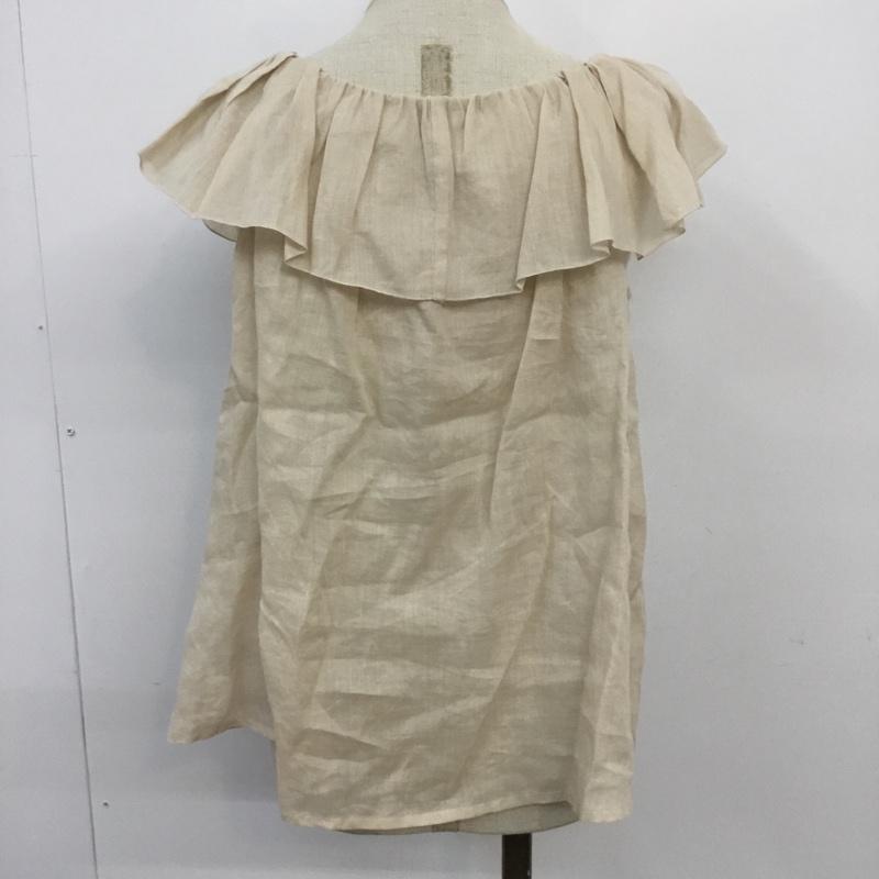 イエナ IENA カットソー 半袖 無地 ベージュ / ベージュ /  レディース USED 古着 中古 10067743