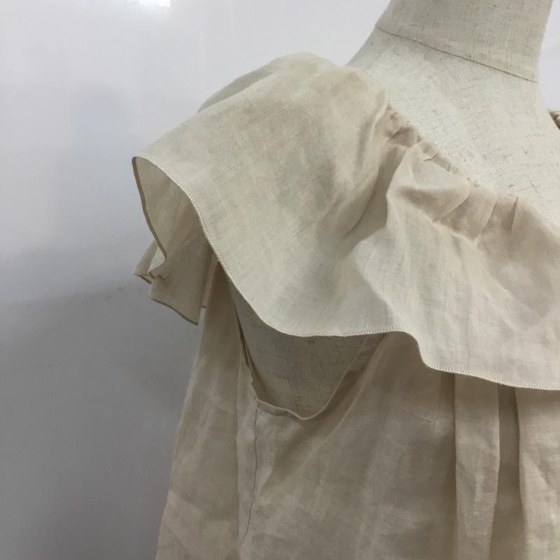 イエナ IENA カットソー 半袖 無地 ベージュ / ベージュ /  レディース USED 古着 中古 10067743