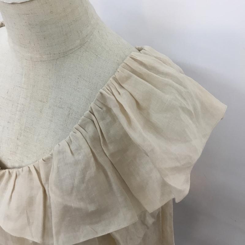 イエナ IENA カットソー 半袖 無地 ベージュ / ベージュ /  レディース USED 古着 中古 10067743