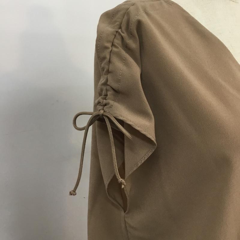 ビス ViS カットソー 半袖 タグ付 FREE 無地 茶 / ブラウン /  レディース USED 古着 中古 10067757