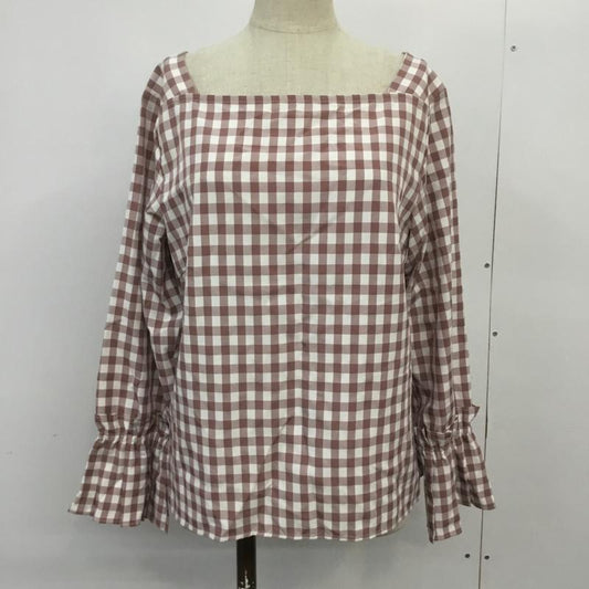 レイカズンフェバリ RAY CASSIN FAVORI カットソー 長袖 FREE チェック マルチカラー / マルチカラー /  レディース USED 古着 中古 10067764