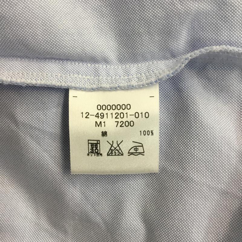 トミーヒルフィガー TOMMY HILFIGER シャツ、ブラウス 七分袖 12-4911201-010 プルオーバー S 無地 白 / ホワイト / X 水色 / ライトブルー /  レディース USED 古着 中古 10067950