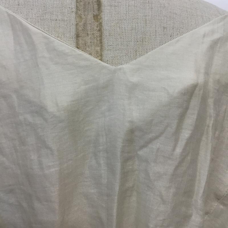 ローリーズファーム LOWRYS FARM カットソー 長袖 LF621049AD ギャザー FREE 無地 アイボリー / アイボリー /  レディース USED 古着 中古 10068090