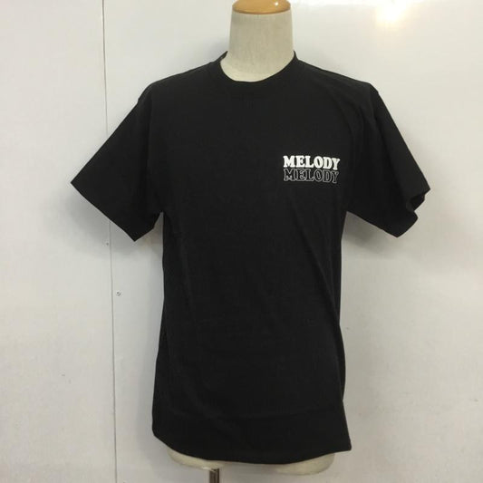 ドゥーナッシングコングレス do nothing congress Tシャツ 半袖 クルーネック MELODY TEE プリント M ロゴ、文字 黒 / ブラック /  メンズ USED 古着 中古 10068111