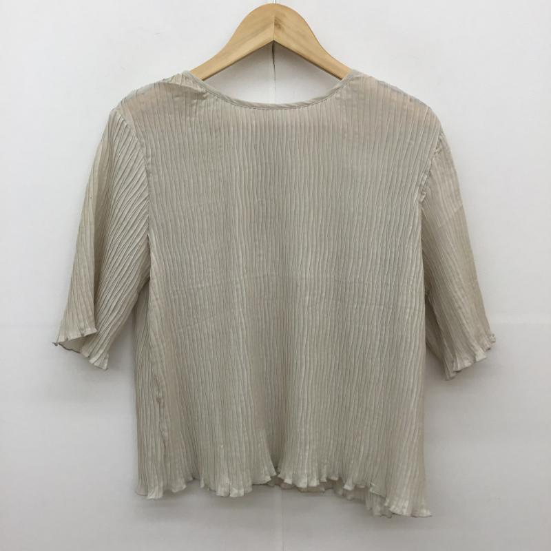 グローバルワーク GLOBAL WORK カットソー 七分袖 FREE 無地 アイボリー / アイボリー /  レディース USED 古着 中古 10068141