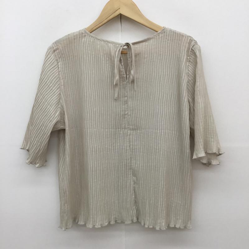 グローバルワーク GLOBAL WORK カットソー 七分袖 FREE 無地 アイボリー / アイボリー /  レディース USED 古着 中古 10068141