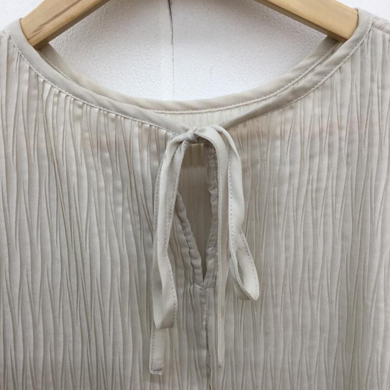 グローバルワーク GLOBAL WORK カットソー 七分袖 FREE 無地 アイボリー / アイボリー /  レディース USED 古着 中古 10068141