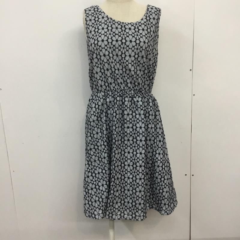 ナチュラルビューティーベーシック NATURAL BEAUTY BASIC ワンピース ひざ丈スカート タグ付 M 総柄 マルチカラー / マルチカラー /  レディース USED 古着 中古 10068172