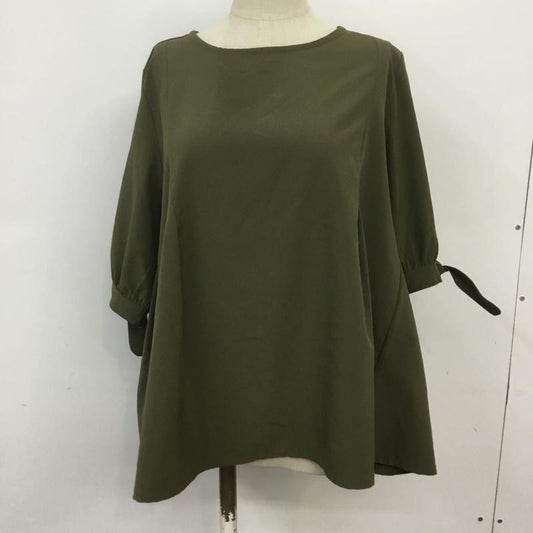 アーバンリサーチ URBAN RESEARCH カットソー 半袖 FREE 無地 カーキ / カーキ /  レディース USED 古着 中古 10068207