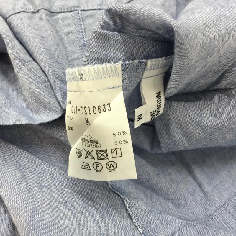 ナチュラルビューティーベーシック NATURAL BEAUTY BASIC シャツ、ブラウス 半袖 M 無地 水色 / ライトブルー /  レディース USED 古着 中古 10068208