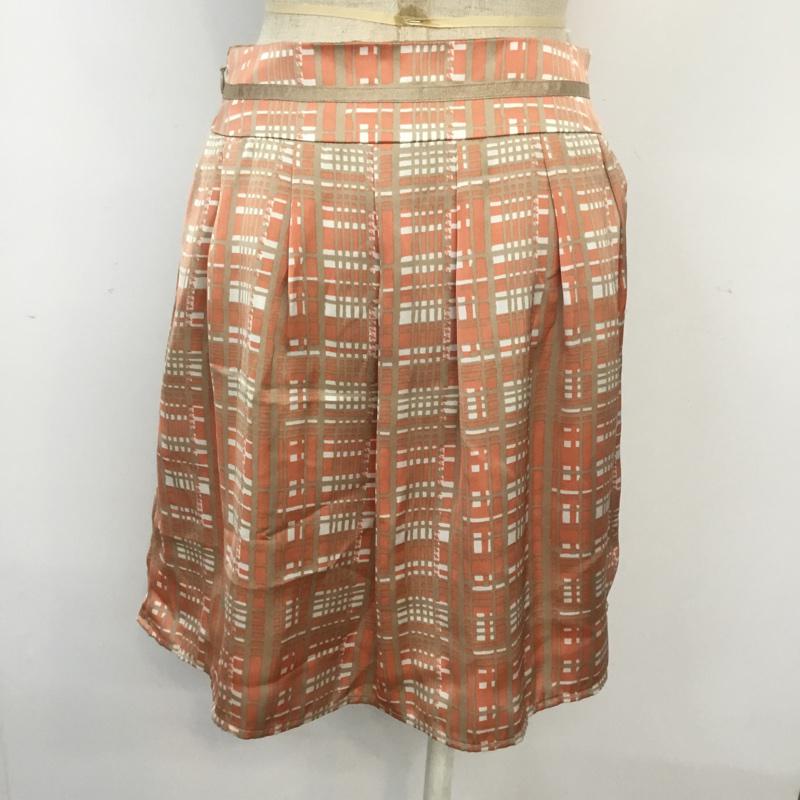 ナチュラルビューティーベーシック NATURAL BEAUTY BASIC スカート ミニスカート S  マルチカラー / マルチカラー /  レディース USED 古着 中古 10068214