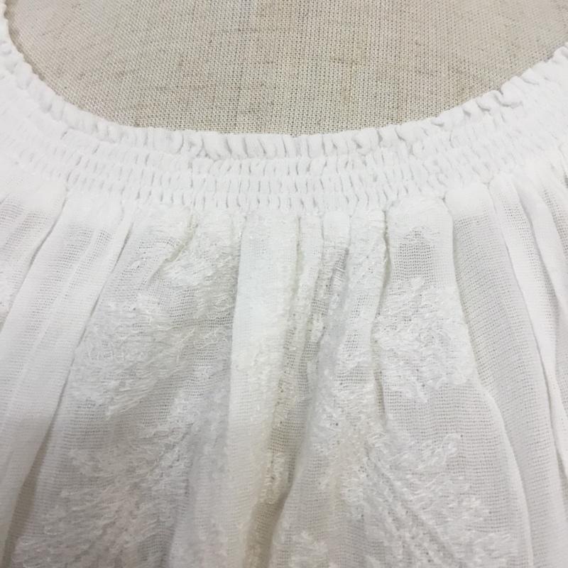 スタディオクリップ studio CLIP カットソー 七分袖 M 無地 白 / ホワイト /  レディース USED 古着 中古 10068265