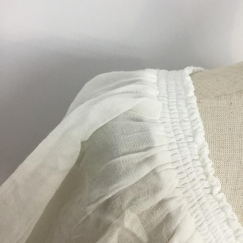 スタディオクリップ studio CLIP カットソー 七分袖 M 無地 白 / ホワイト /  レディース USED 古着 中古 10068265